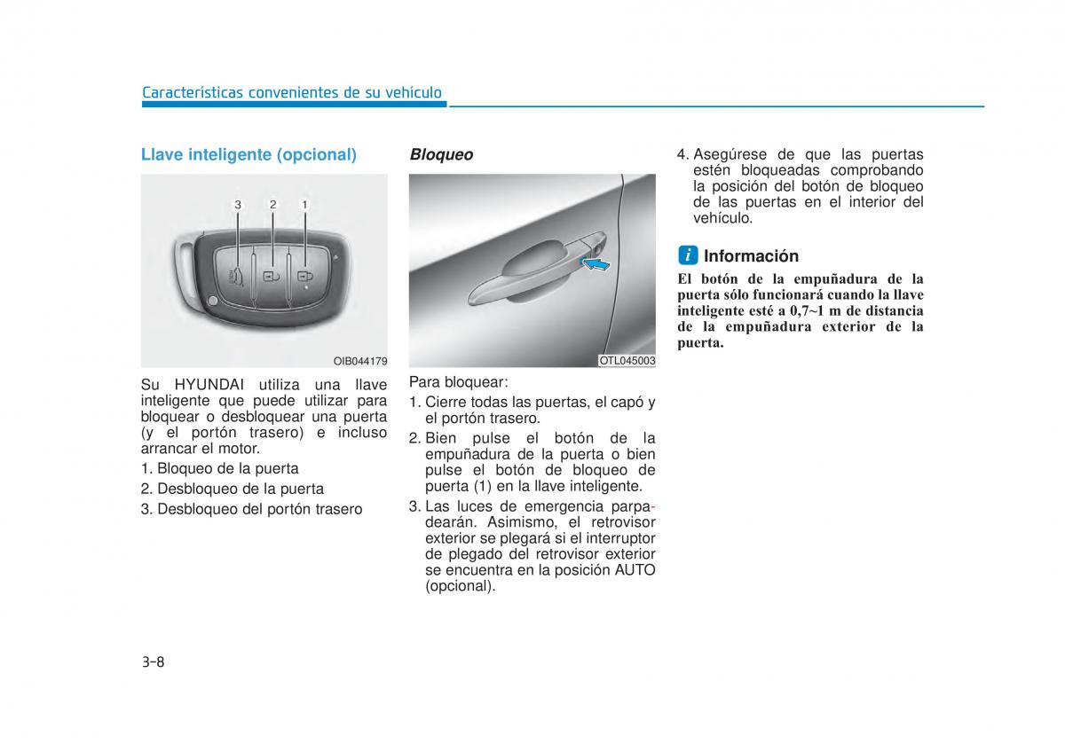 Hyundai Tucson III 3 manual del propietario / page 118