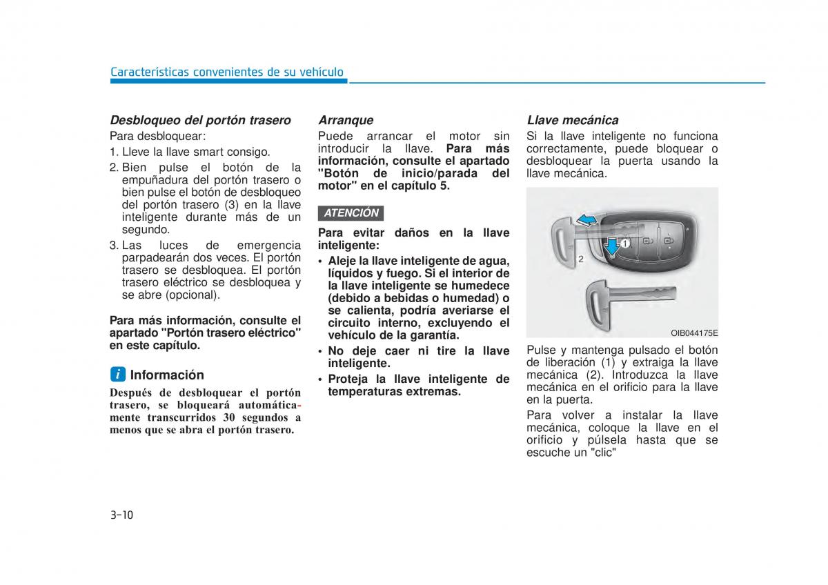 Hyundai Tucson III 3 manual del propietario / page 120