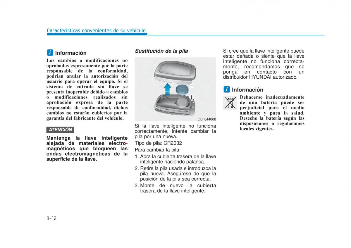 Hyundai Tucson III 3 manual del propietario / page 122