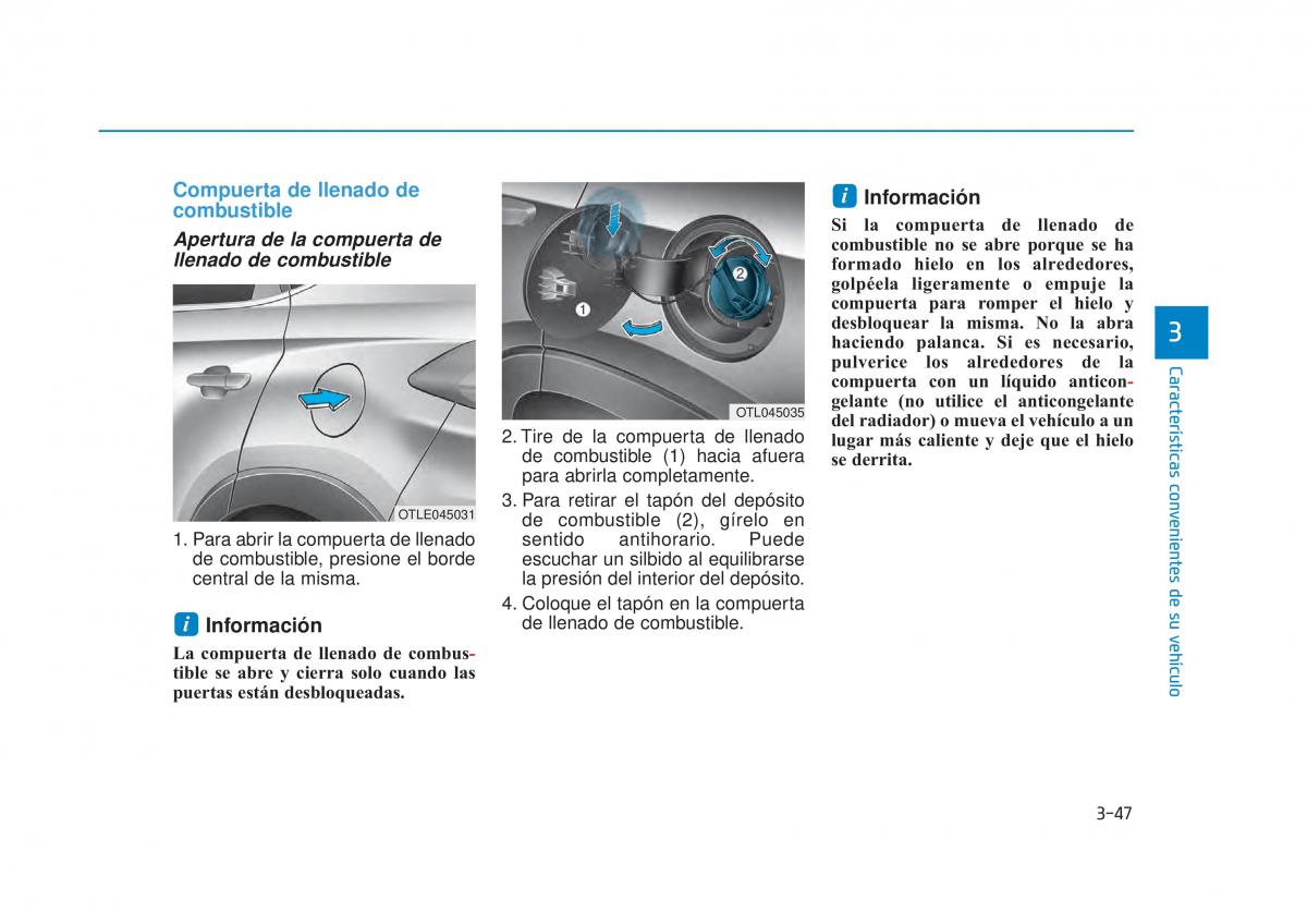 Hyundai Tucson III 3 manual del propietario / page 157