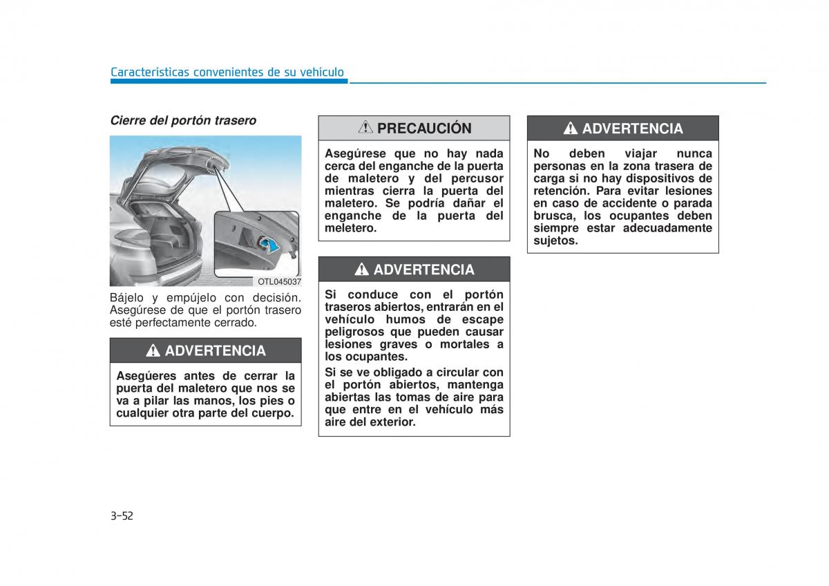 Hyundai Tucson III 3 manual del propietario / page 162