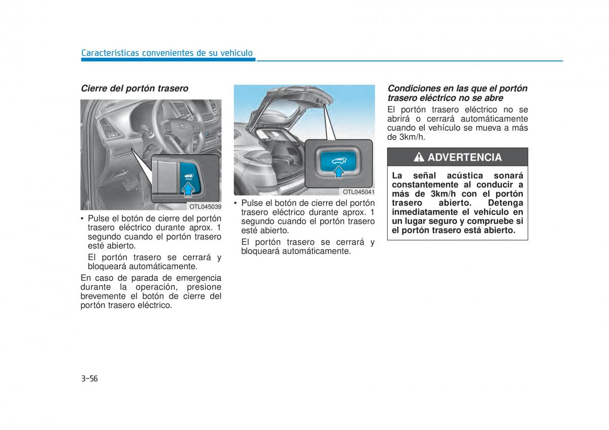 Hyundai Tucson III 3 manual del propietario / page 166