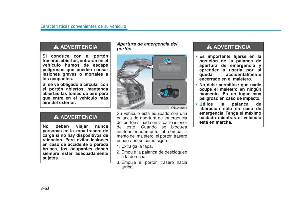 Hyundai Tucson III 3 manual del propietario / page 170