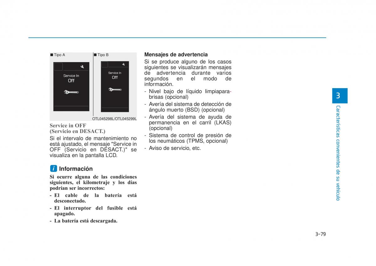 Hyundai Tucson III 3 manual del propietario / page 189