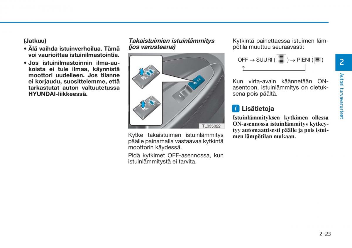 Hyundai Tucson III 3 omistajan kasikirja / page 55