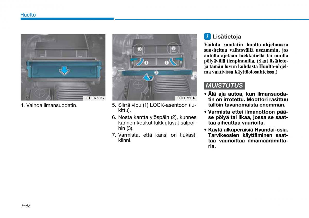 Hyundai Tucson III 3 omistajan kasikirja / page 567