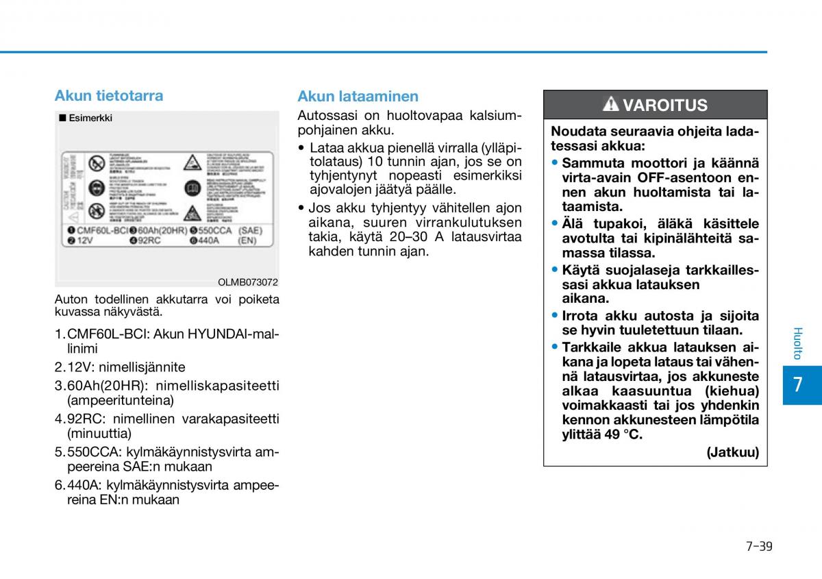 Hyundai Tucson III 3 omistajan kasikirja / page 574