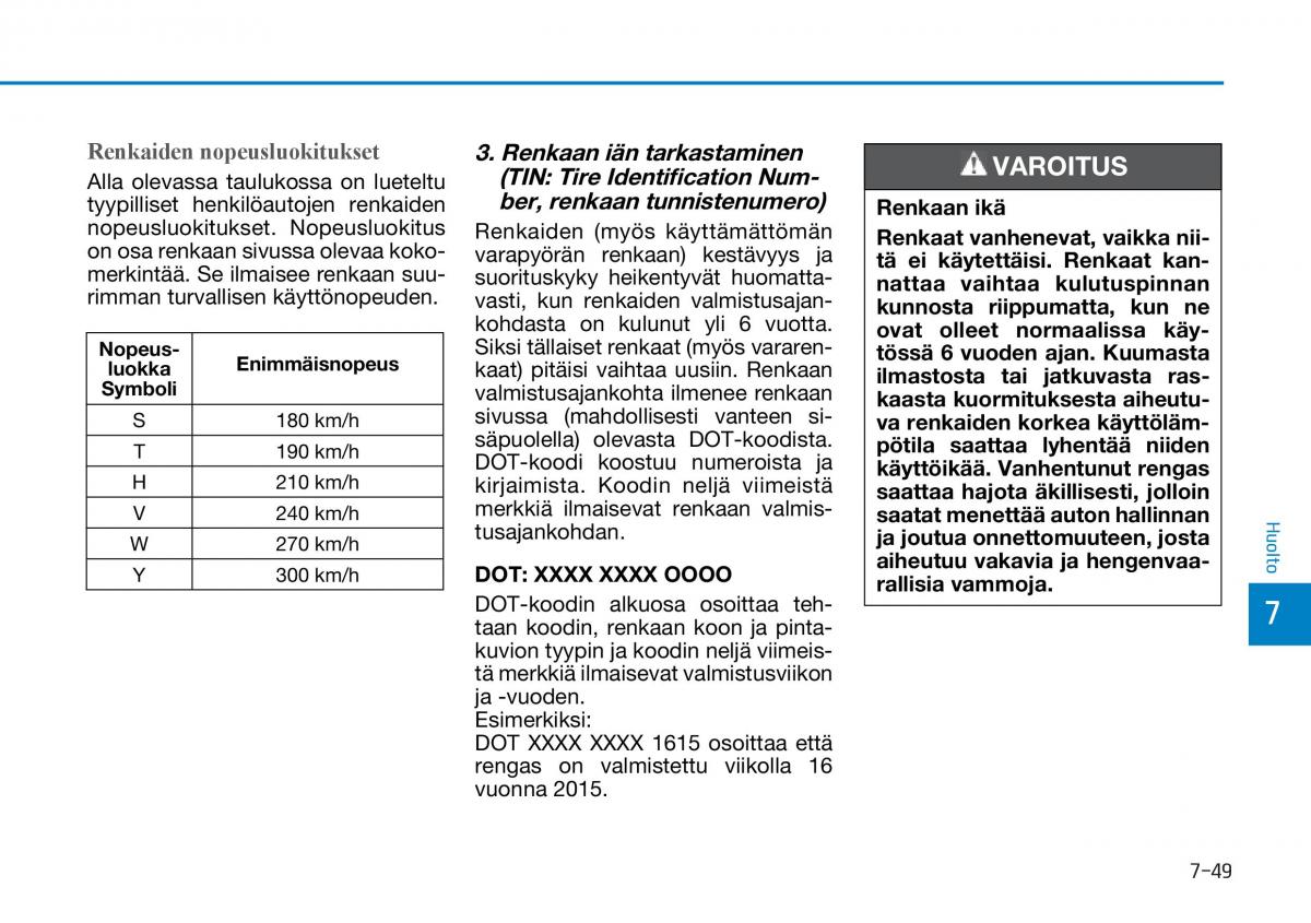 Hyundai Tucson III 3 omistajan kasikirja / page 584