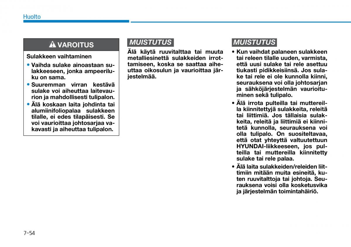 Hyundai Tucson III 3 omistajan kasikirja / page 589