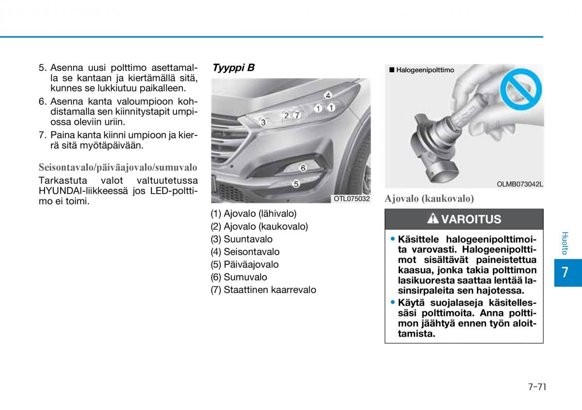 Hyundai Tucson III 3 omistajan kasikirja / page 606