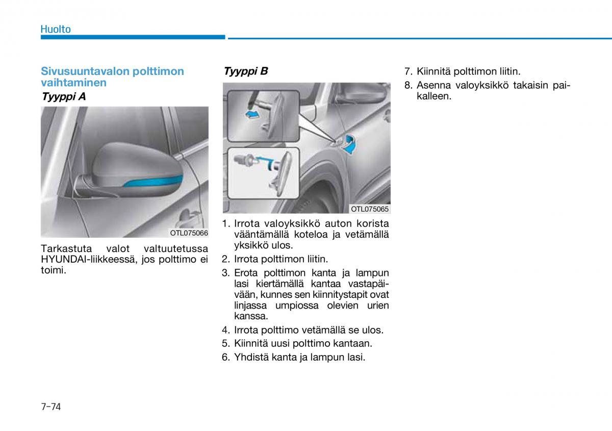 Hyundai Tucson III 3 omistajan kasikirja / page 609