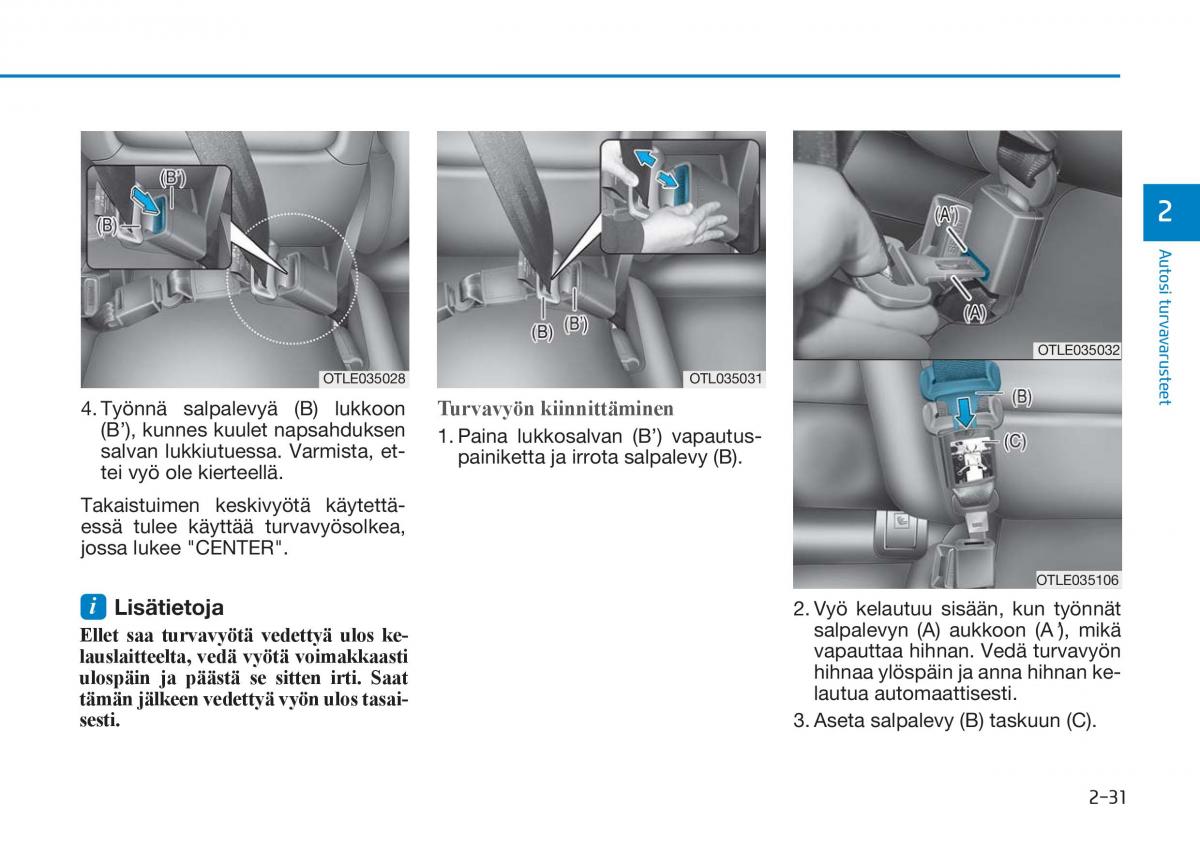 Hyundai Tucson III 3 omistajan kasikirja / page 63