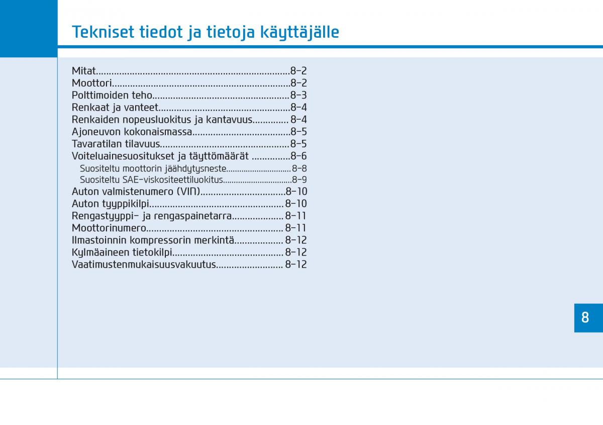 Hyundai Tucson III 3 omistajan kasikirja / page 633