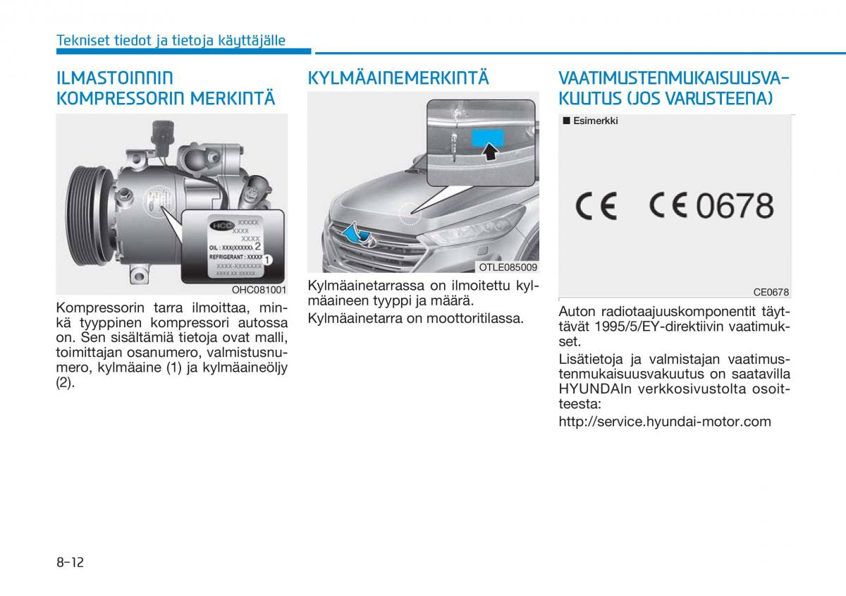 Hyundai Tucson III 3 omistajan kasikirja / page 644