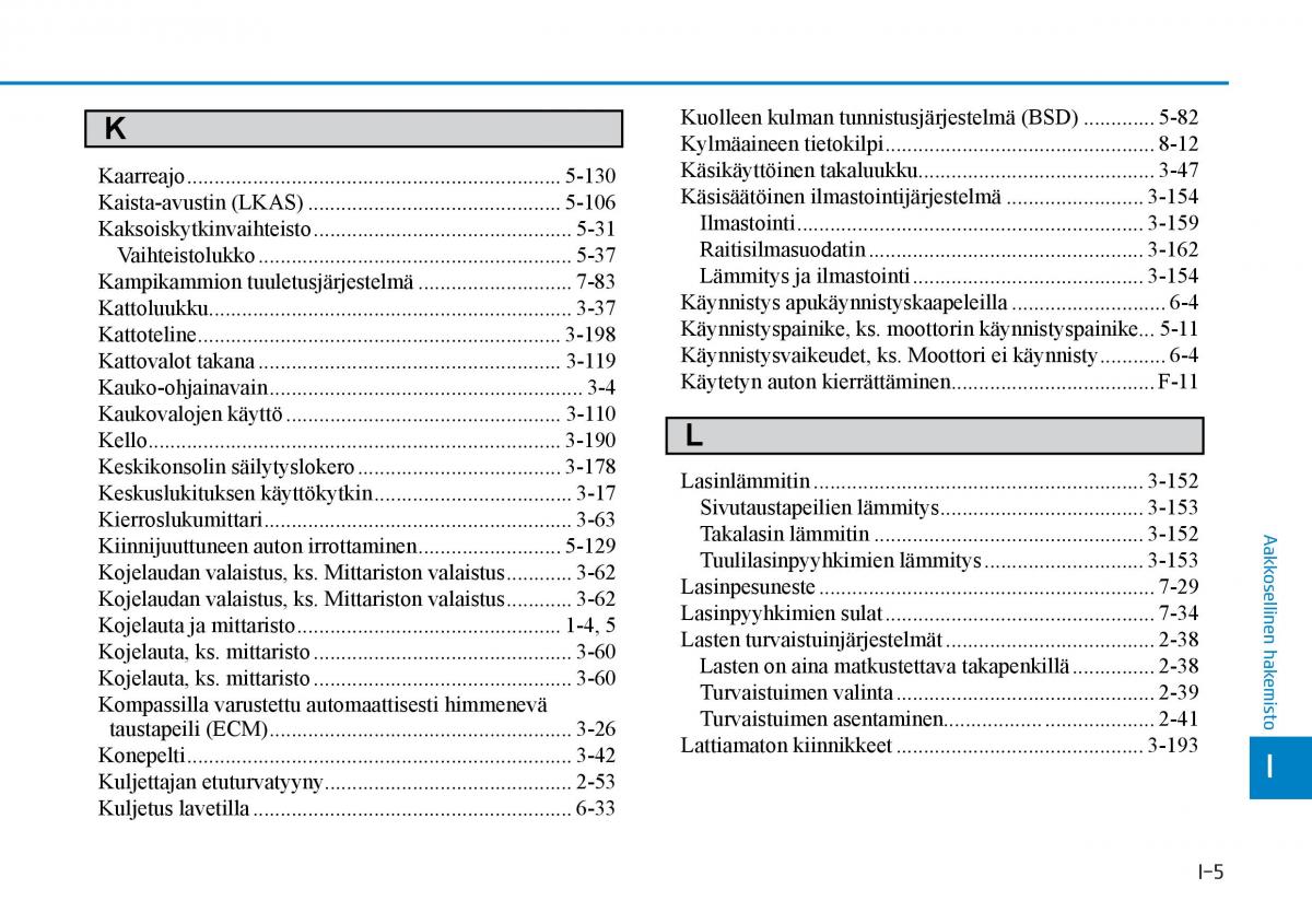 Hyundai Tucson III 3 omistajan kasikirja / page 649