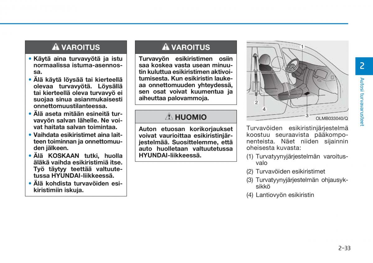 Hyundai Tucson III 3 omistajan kasikirja / page 65