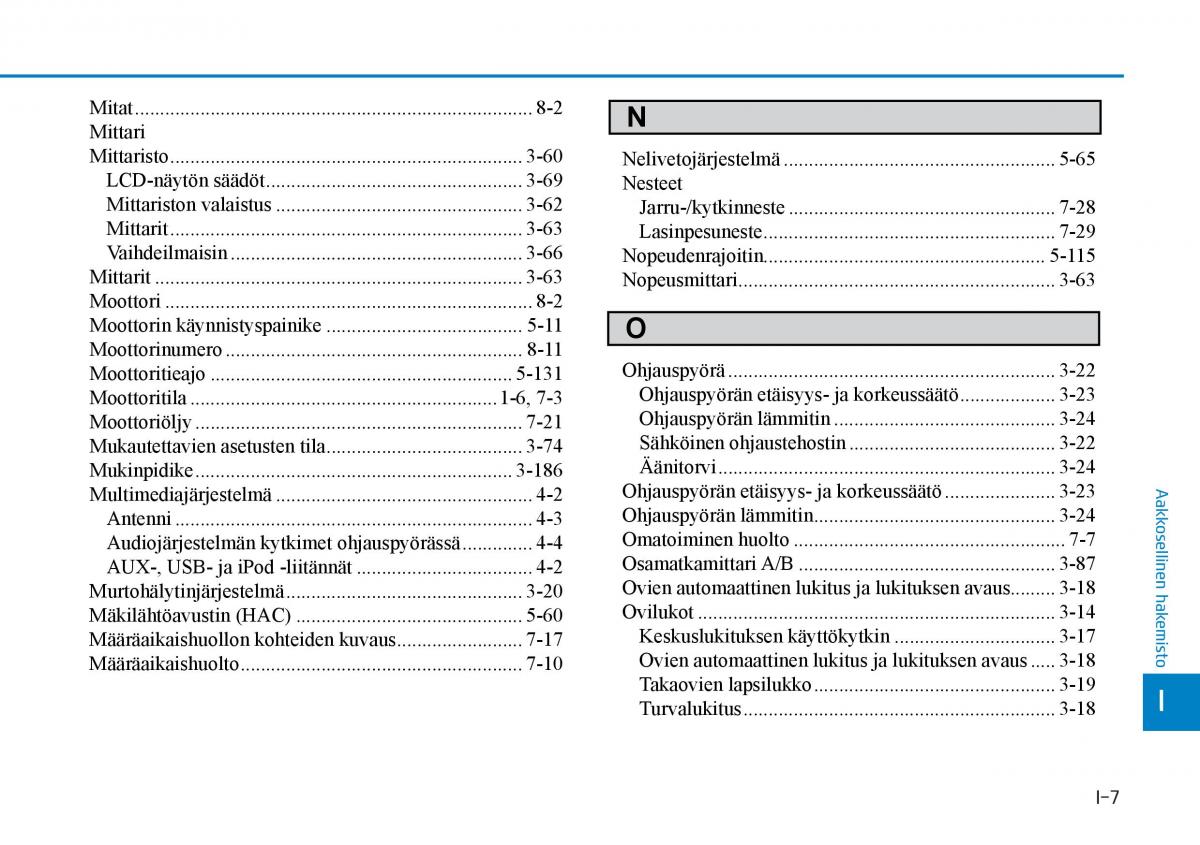 Hyundai Tucson III 3 omistajan kasikirja / page 651