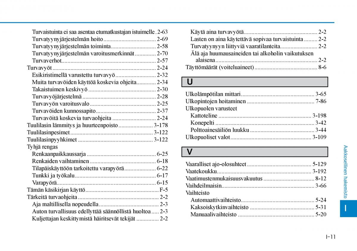 Hyundai Tucson III 3 omistajan kasikirja / page 655