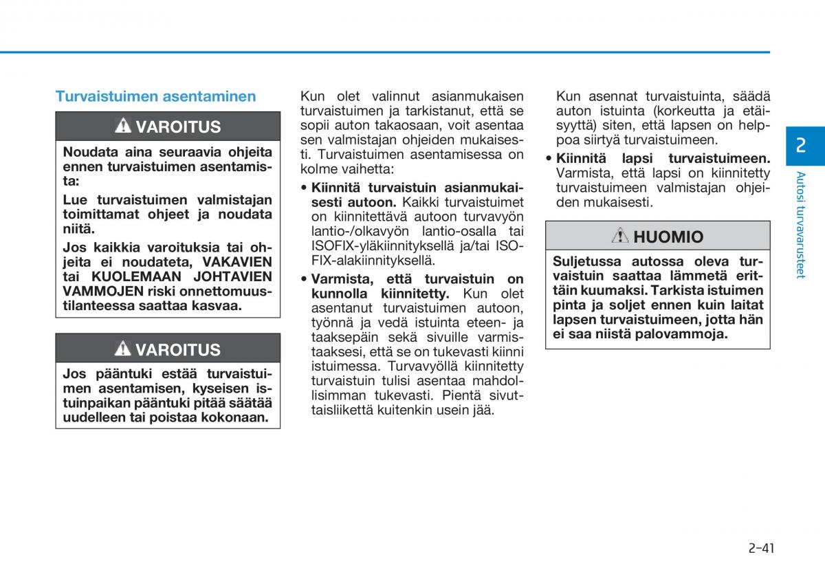 Hyundai Tucson III 3 omistajan kasikirja / page 73