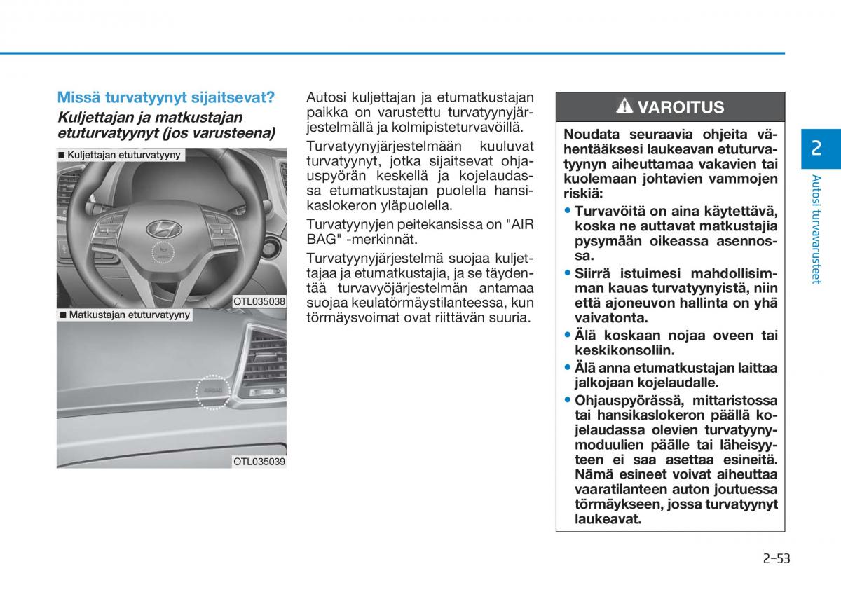 Hyundai Tucson III 3 omistajan kasikirja / page 85