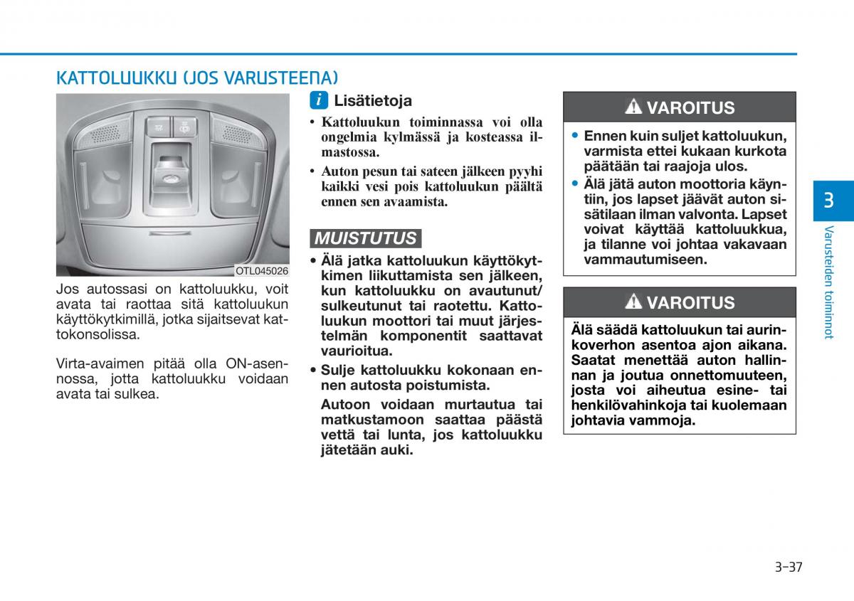 Hyundai Tucson III 3 omistajan kasikirja / page 142