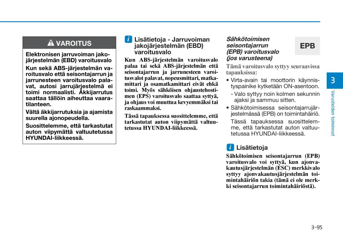 Hyundai Tucson III 3 omistajan kasikirja / page 200