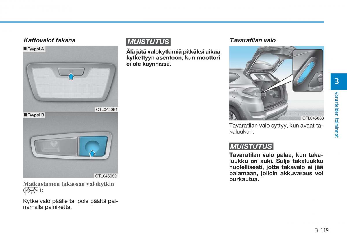 Hyundai Tucson III 3 omistajan kasikirja / page 224