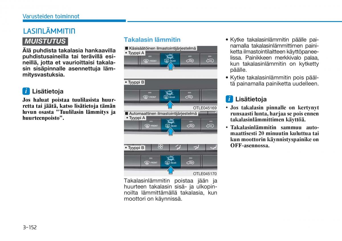 Hyundai Tucson III 3 omistajan kasikirja / page 257