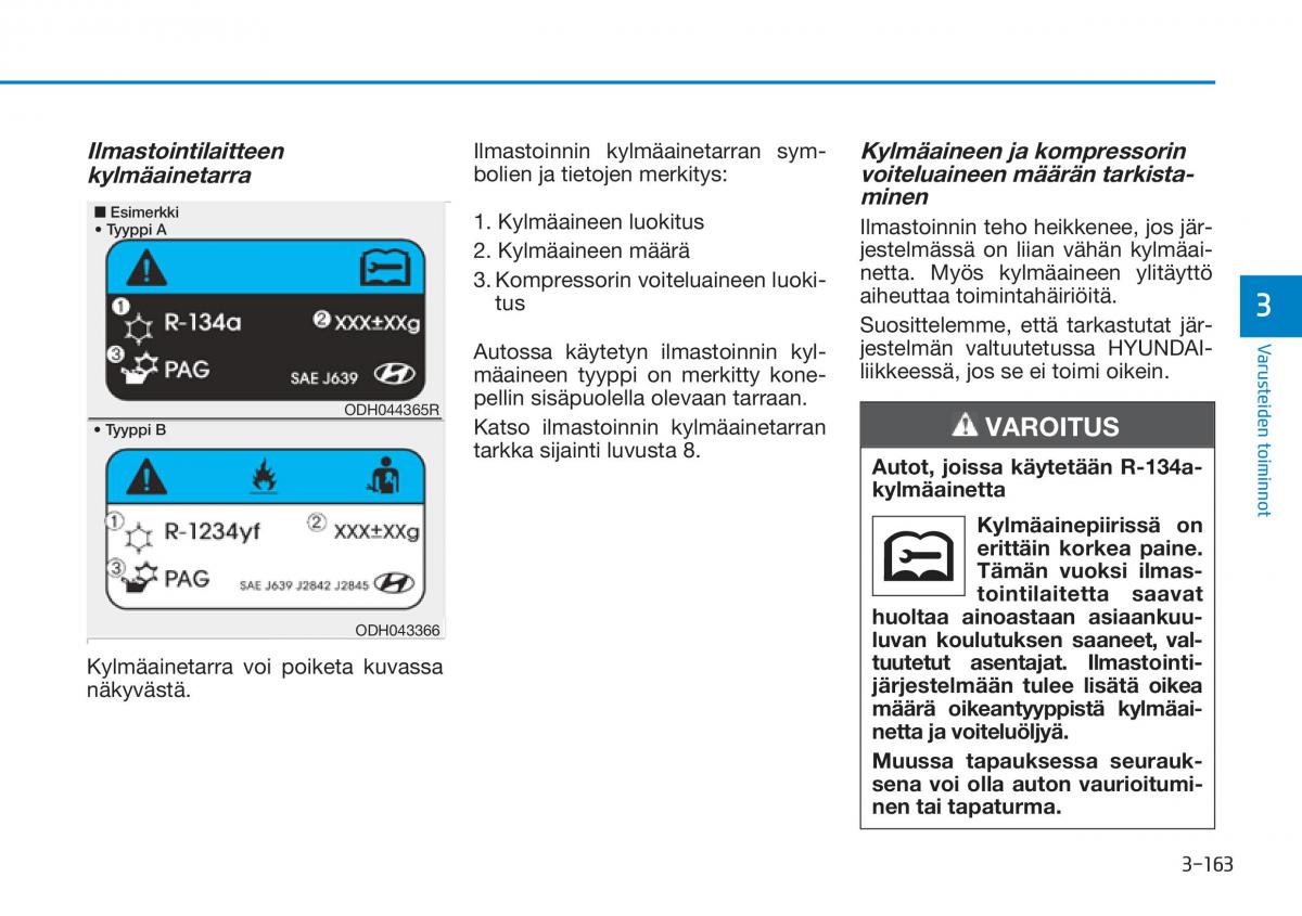 Hyundai Tucson III 3 omistajan kasikirja / page 268