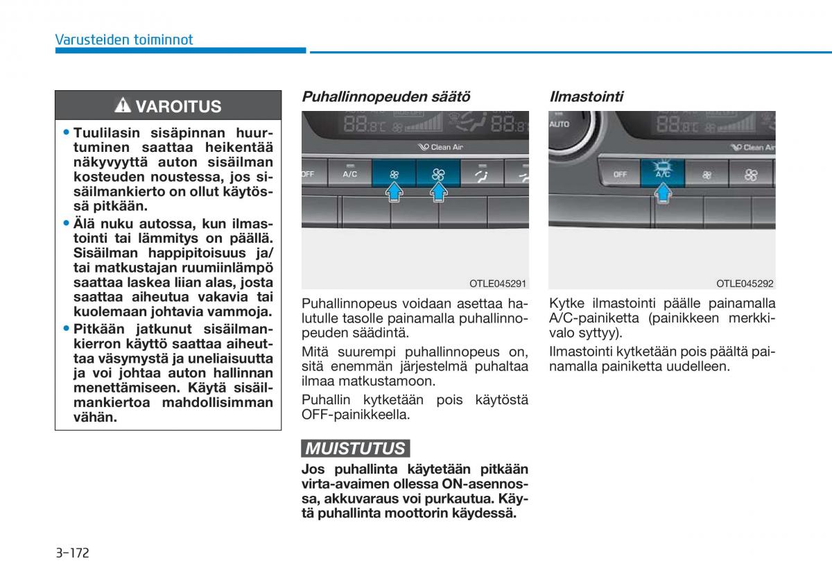 Hyundai Tucson III 3 omistajan kasikirja / page 277