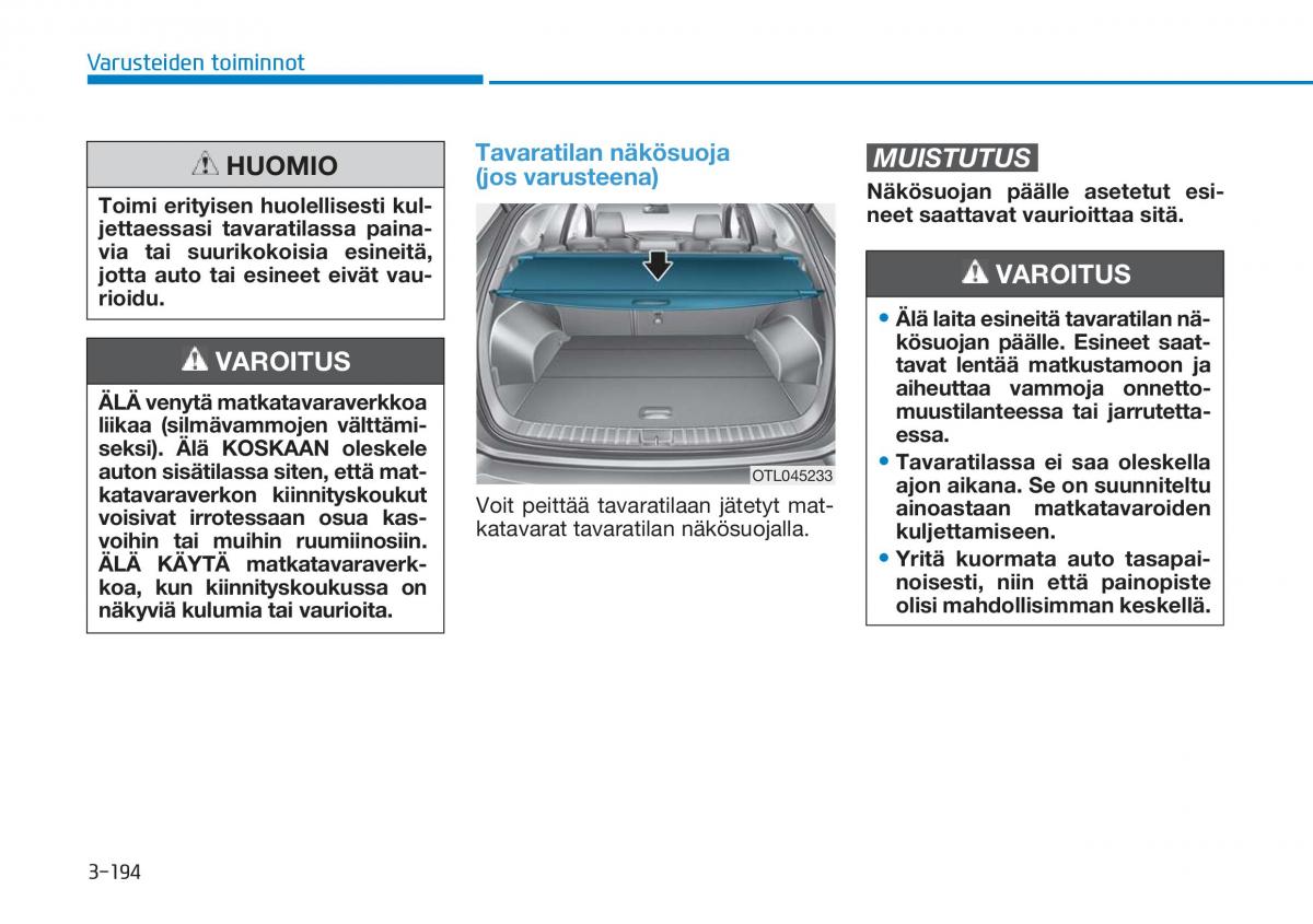 Hyundai Tucson III 3 omistajan kasikirja / page 299