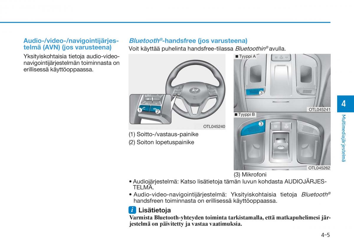 Hyundai Tucson III 3 omistajan kasikirja / page 308