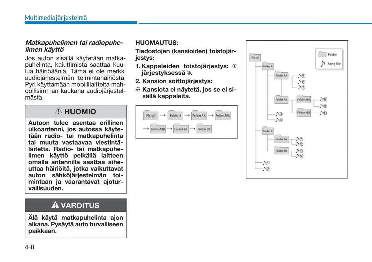 Hyundai Tucson III 3 omistajan kasikirja / page 311