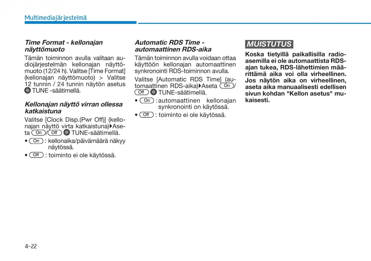 Hyundai Tucson III 3 omistajan kasikirja / page 325