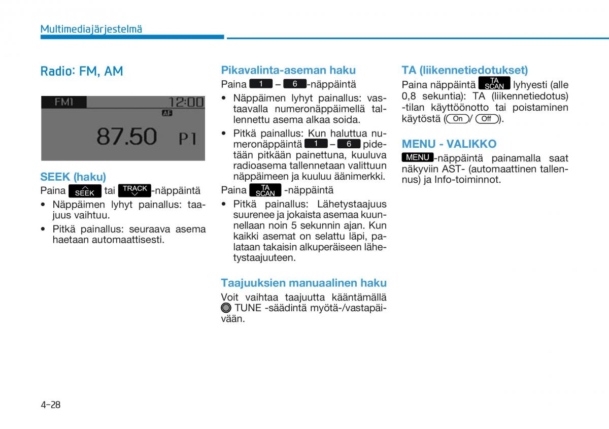 Hyundai Tucson III 3 omistajan kasikirja / page 331