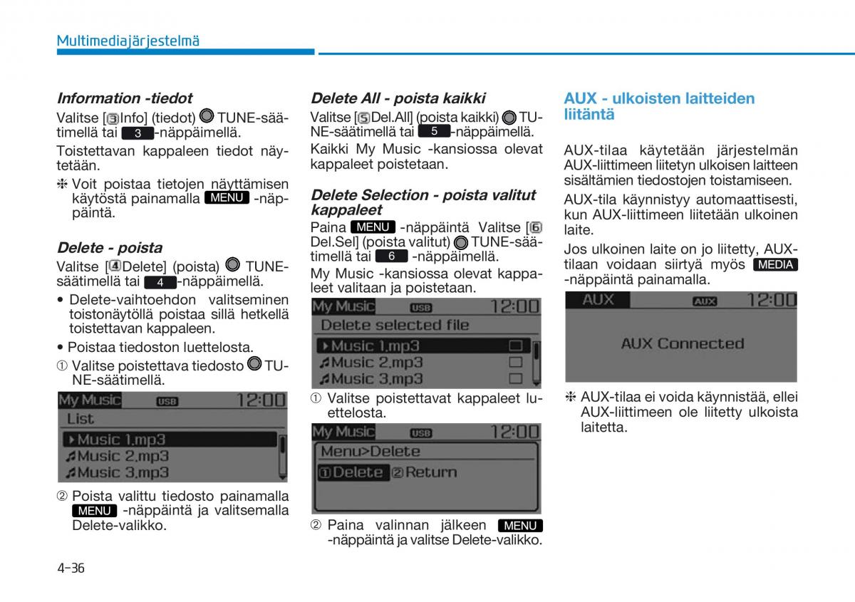 Hyundai Tucson III 3 omistajan kasikirja / page 339