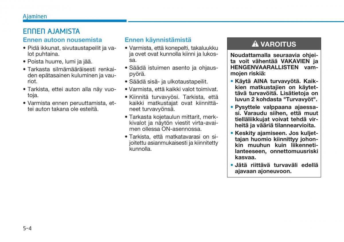 Hyundai Tucson III 3 omistajan kasikirja / page 354