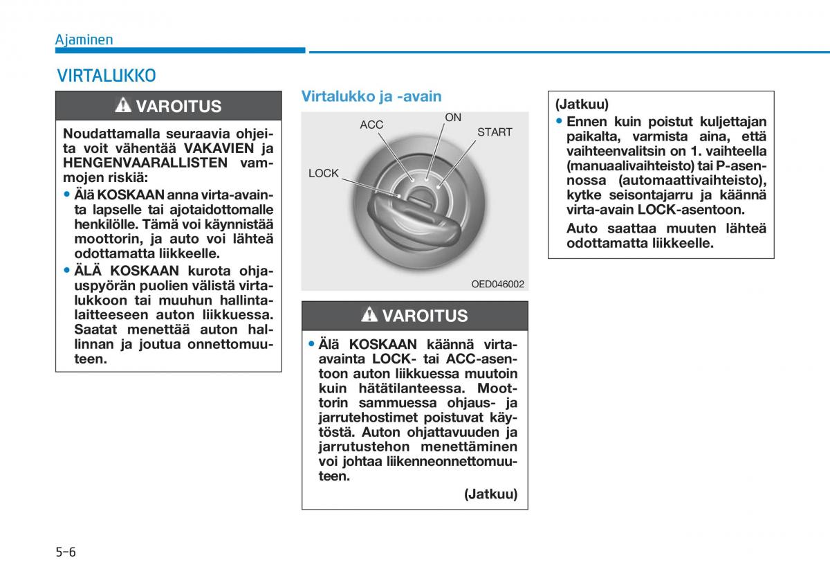 Hyundai Tucson III 3 omistajan kasikirja / page 356