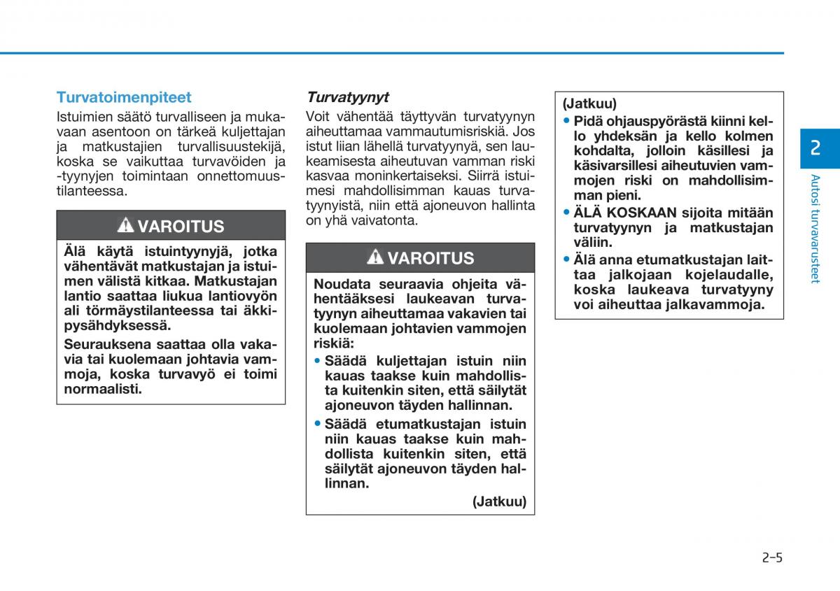 Hyundai Tucson III 3 omistajan kasikirja / page 37