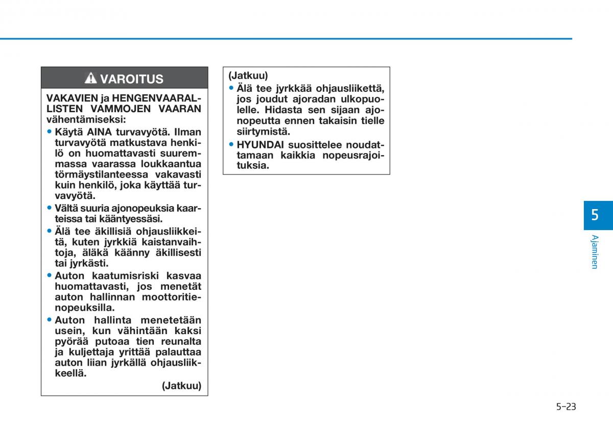 Hyundai Tucson III 3 omistajan kasikirja / page 373