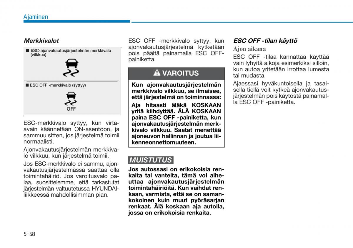 Hyundai Tucson III 3 omistajan kasikirja / page 408