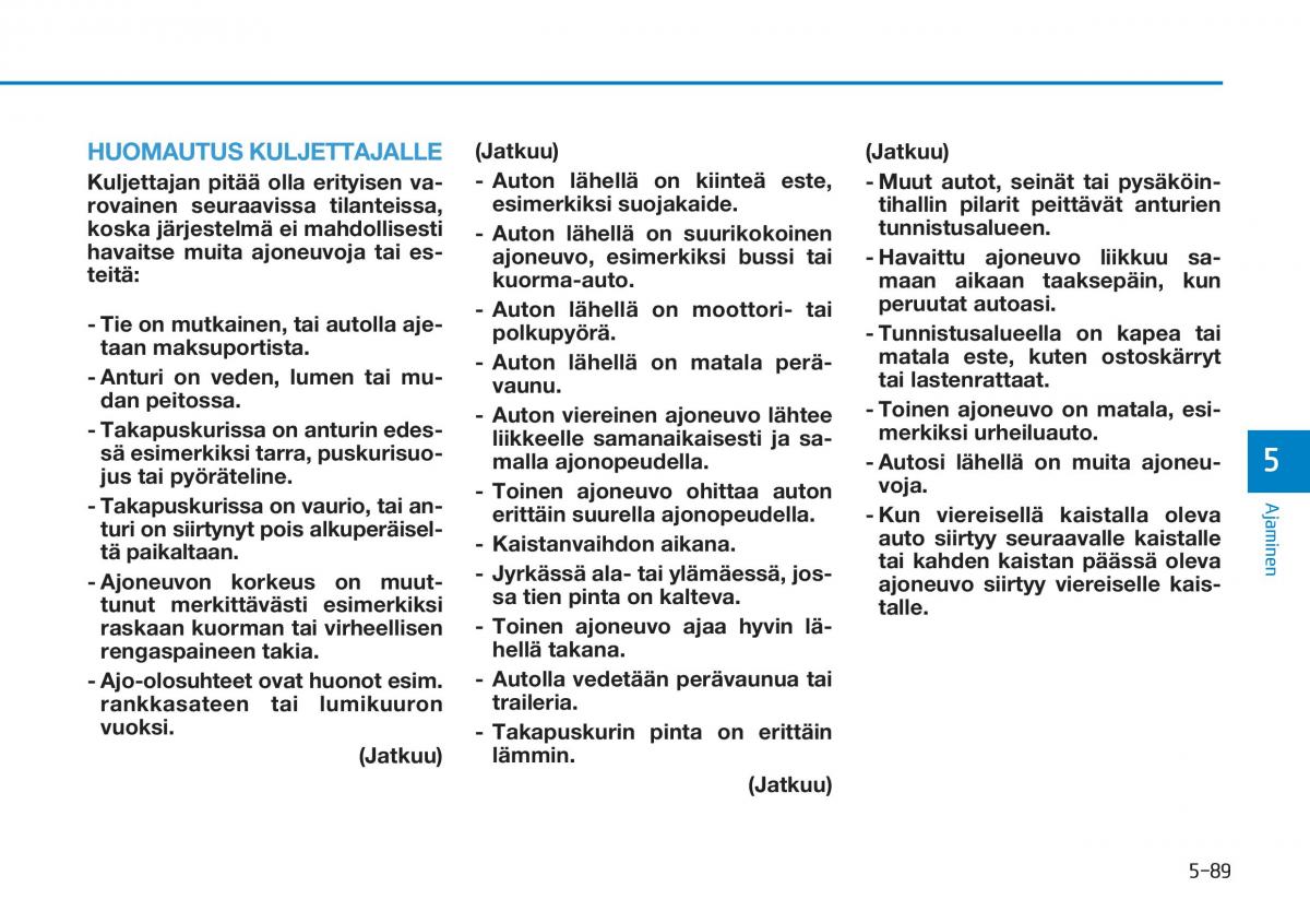 Hyundai Tucson III 3 omistajan kasikirja / page 439