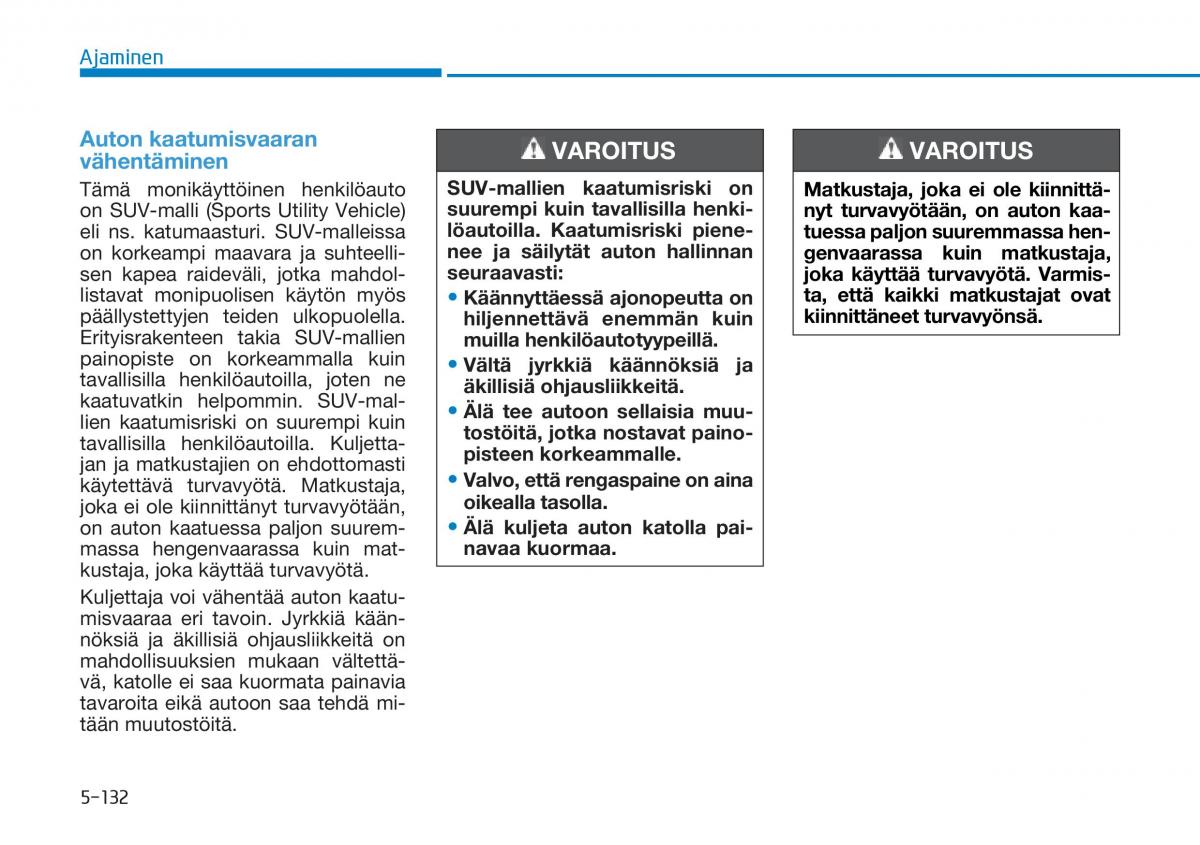 Hyundai Tucson III 3 omistajan kasikirja / page 482