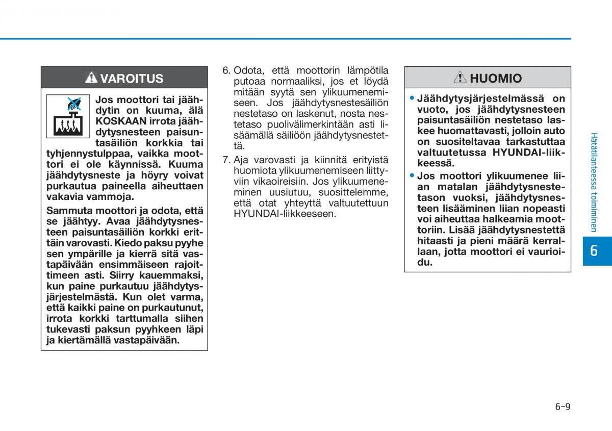 Hyundai Tucson III 3 omistajan kasikirja / page 507