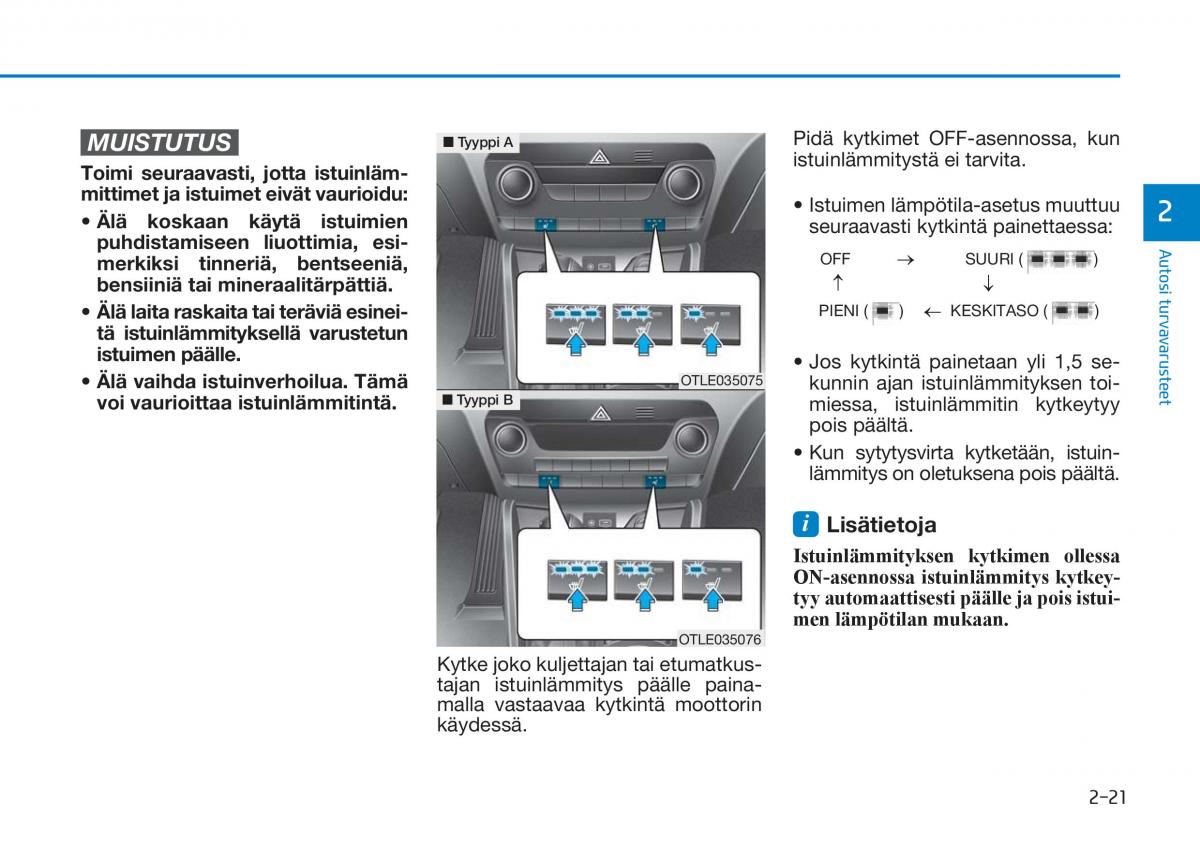 Hyundai Tucson III 3 omistajan kasikirja / page 53