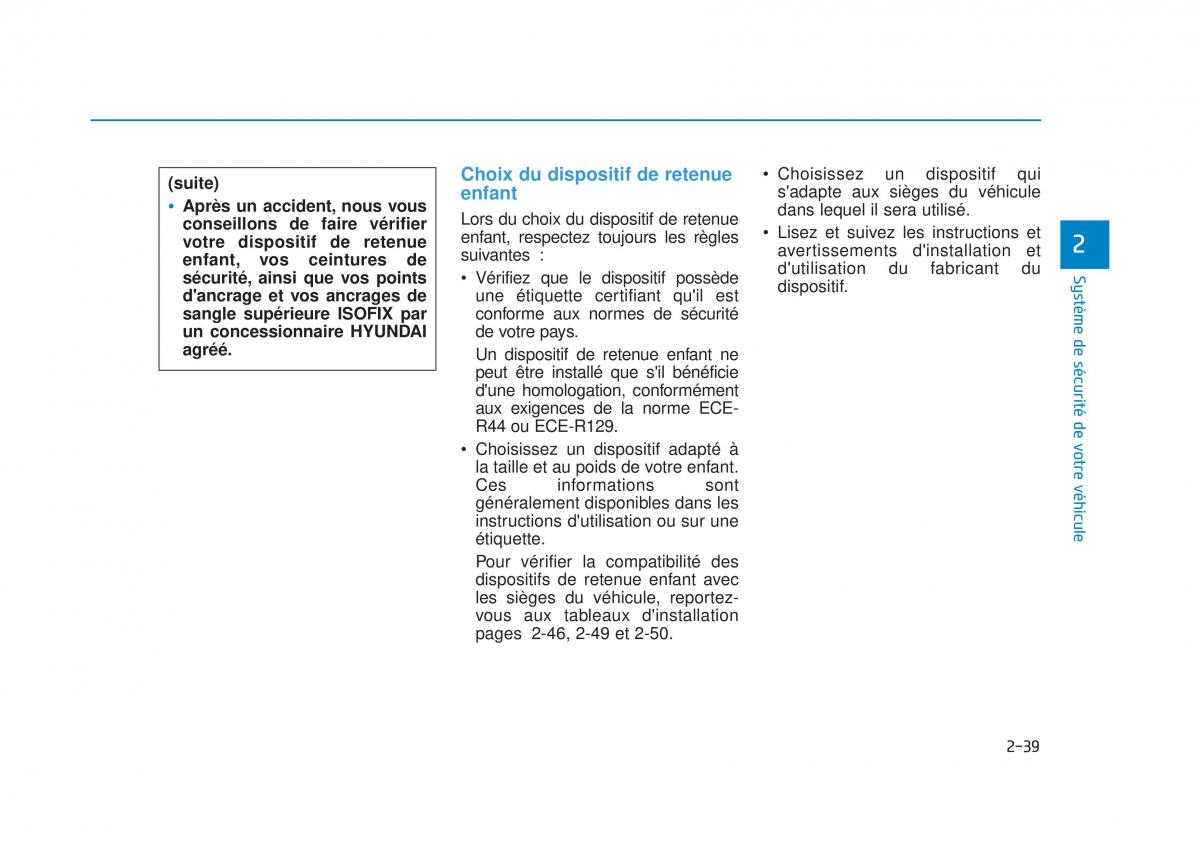 manuel du propriétaire  Hyundai Tucson III 3 manuel du proprietaire / page 71