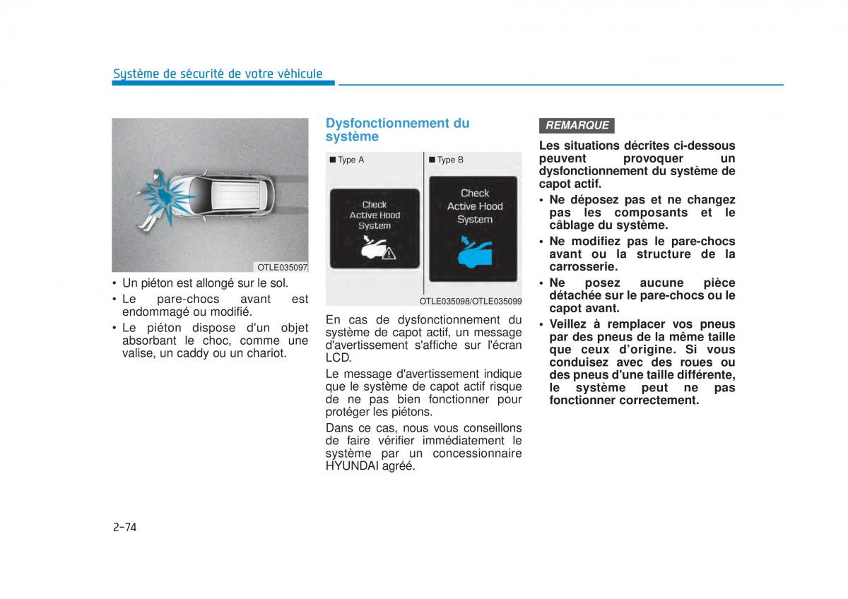 manuel du propriétaire  Hyundai Tucson III 3 manuel du proprietaire / page 106