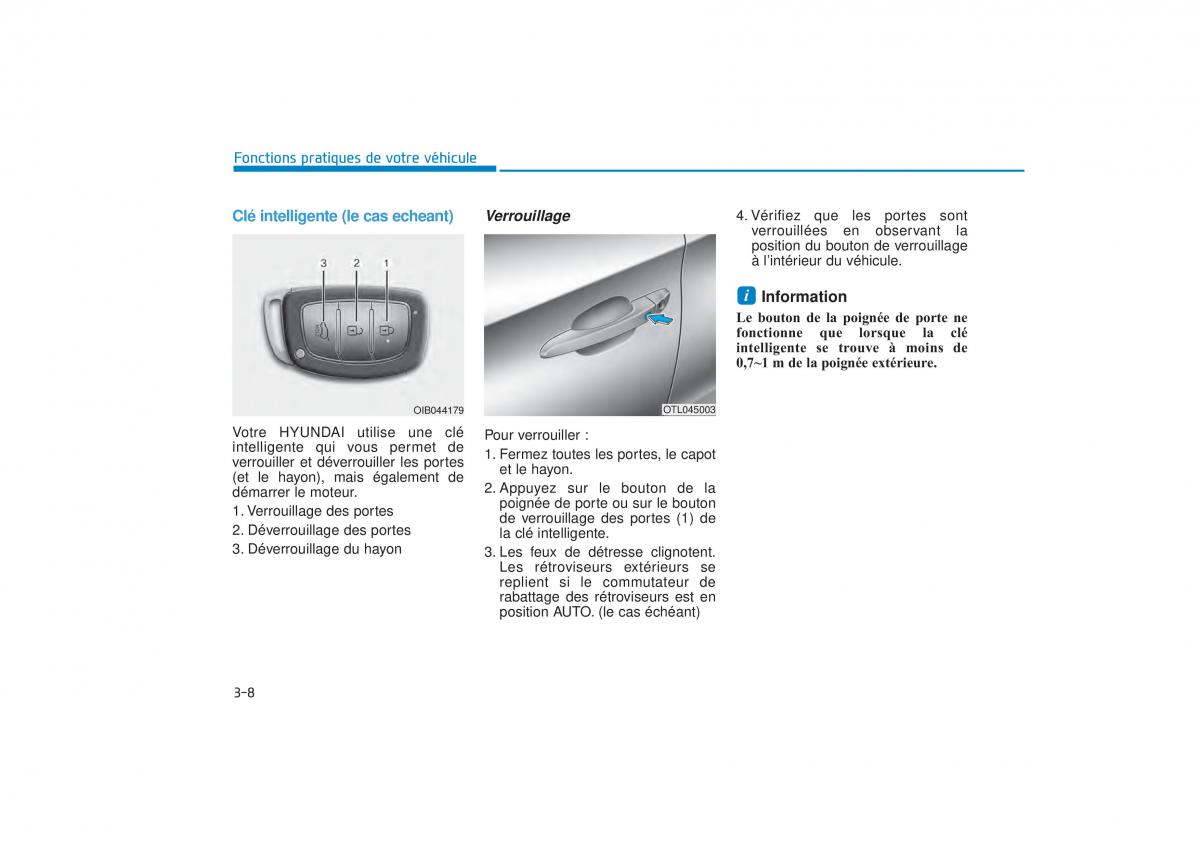 manuel du propriétaire  Hyundai Tucson III 3 manuel du proprietaire / page 114