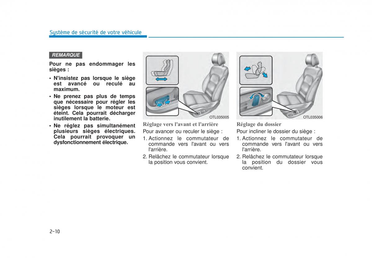 manuel du propriétaire  Hyundai Tucson III 3 manuel du proprietaire / page 42