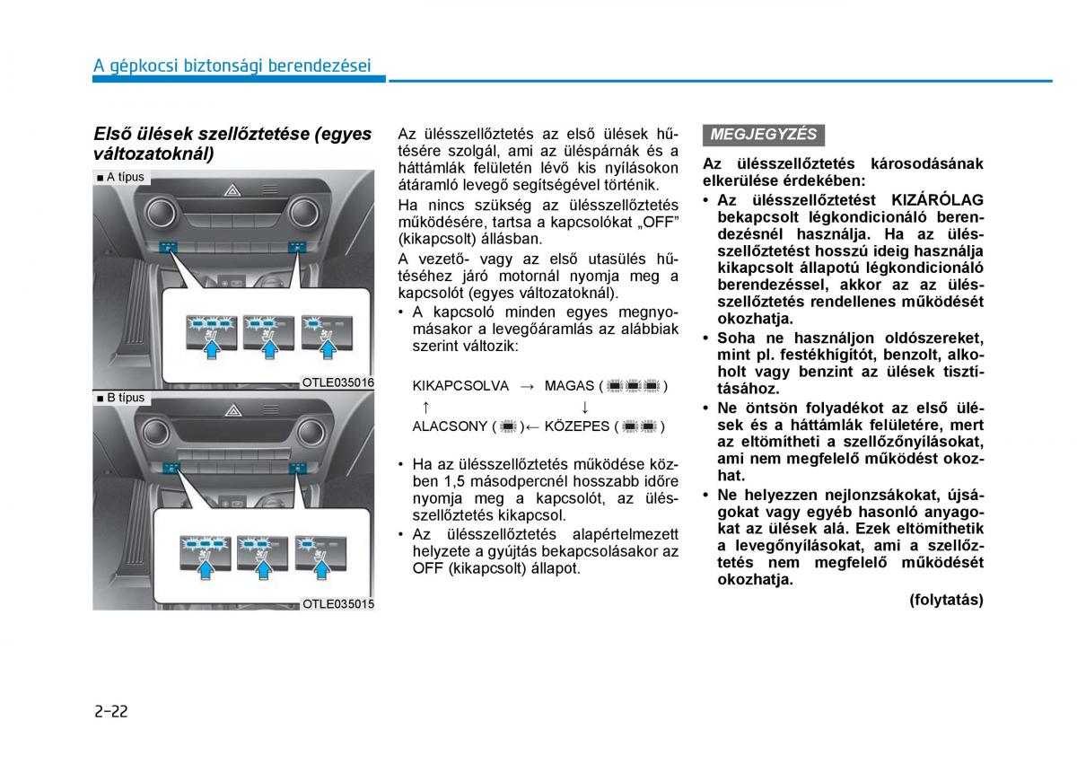 Hyundai Tucson III 3 Kezelesi utmutato / page 56